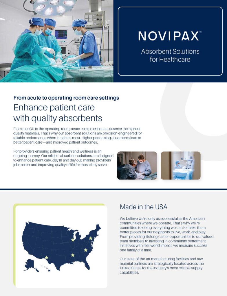 Novipax Healthcare Sell Sheet